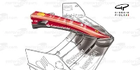 Foto zur News: Ferraris radikale Idee: F1-75 mit modularer Nase!