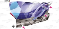 Foto zur News: Formel-1-Technik: Was steckt hinter Williams&#039; Seitenkasten-Loch?