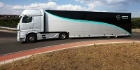 Foto zur News: 89 Prozent weniger CO2-Emissionen: Mercedes testet Biokraftstoff für LKWs