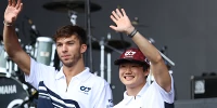 Foto zur News: "Einzigartige Momente": Tsunoda und Gasly geben beim Karaoke alles