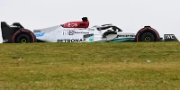 Foto zur News: &quot;Nicht mein geschicktestes Manöver&quot;: George Russell nach Quali-Abflug