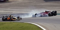 Foto zur News: Norris kritisiert FIA-Kommissare nach Strafe für Leclerc-Unfall