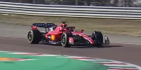 Foto zur News: Beim Launch: Ferrari mit Shakedown des neuen Formel-1-Autos SF-23