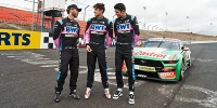 Foto zur News: Formel-1-Piloten Gasly und Ocon nach Supercars-Test im Oval begeistert