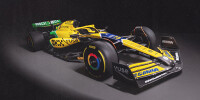 Foto zur News: McLaren fährt in Monaco mit besonderer Senna-Lackierung