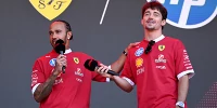 Foto zur News: Leclerc &quot;beeindruckt&quot;: Ich bin ja schon echt ein Spätbremser, aber Lewis ...
