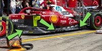 Foto zur News: Updates Spielberg: Ferrari hat die größten Neuerungen