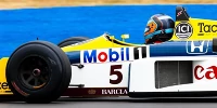 Foto zur News: Mansells Williams FW11B: Zak Brown fährt ein Stück Silverstone-Geschichte!
