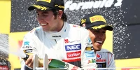 Foto zur News: Die letzten Sauber-Fahrer auf dem Formel-1-Podium
