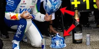 Foto zur News: Hadjar: Erst Podium, dann Pokalbruch - die irre Szene in Zandvoort