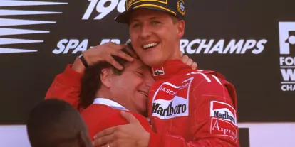 Foto zur News: Michael Schumacher, Jean Todt