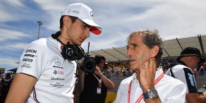 Foto zur News: Esteban Ocon, Alain Prost