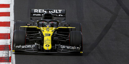 Foto zur News: Daniel Ricciardo, Esteban Ocon