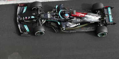 Foto zur News: Nyck de Vries beim Young-Driver-Test der Formel 1 2021 in Abu Dhabi im Mercedes W12