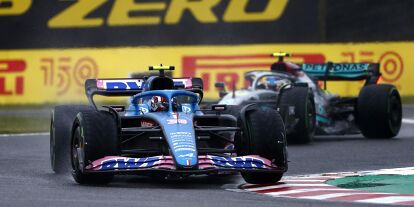 Foto zur News: Esteban Ocon, Lewis Hamilton