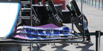 Foto zur News: Dieser Frontflügel von Alpine sorgt für Aufsehen in der Formel 1