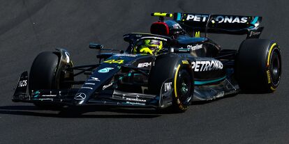 Foto zur News: Lewis Hamilton im Mercedes W14 beim Formel-1-Rennen in Ungarn 2023