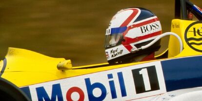 Foto zur News: Nigel Mansell 1985 beim Europa-Grand-Prix in Brands Hatch