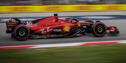 Foto zur News: Charles Leclerc im Ferrari SF-23 beim Formel-1-Rennen 2023 in Barcelona in Spanien