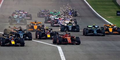 Foto zur News: Start zum Formel-1-Auftakt 2024 in Bahrain