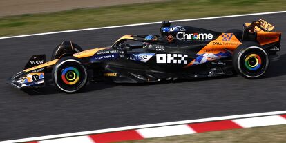 Foto zur News: Oscar Piastri im McLaren MCL38 beim Formel-1-Rennen in Japan 2024