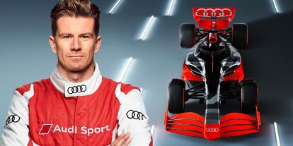Foto zur News: Fotomontage: Nico Hülkenberg als Formel-1-Fahrer von Audi