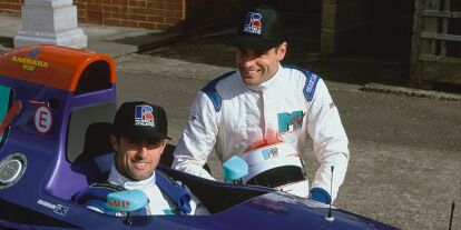 Foto zur News: David Brabham, Roland Ratzenberger