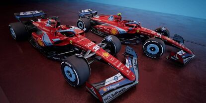 Foto zur News: Ferrari-Sonderlackierung für den Miami-Grand-Prix 2024