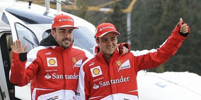 Foto zur News: Felipe Massa, Fernando Alonso