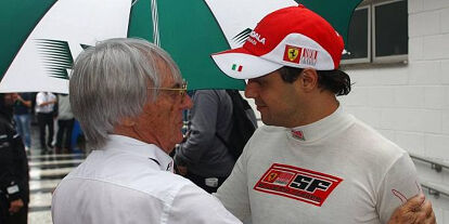 Foto zur News: Felipe Massa, Bernie Ecclestone