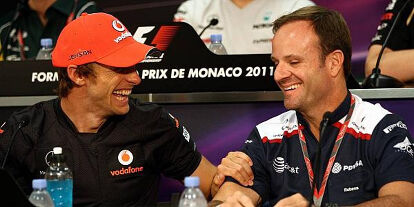 Foto zur News: Jenson Button, Rubens Barrichello