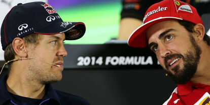 Foto zur News: Sebastian Vettel, Fernando Alonso