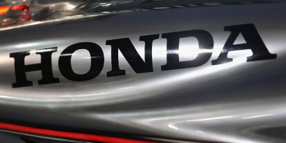 Foto zur News: Honda Logo auf dem McLaren