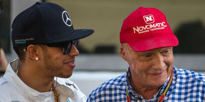 Foto zur News: Lewis Hamilton, Niki Lauda