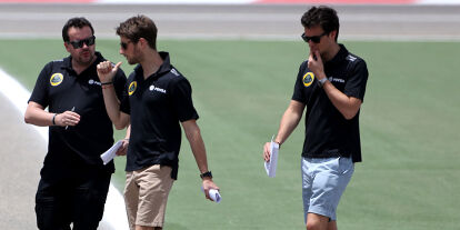 Foto zur News: Romain Grosjean, Jolyon Palmer