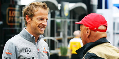 Foto zur News: Jenson Button und Niki Lauda