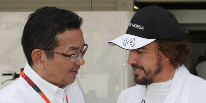 Foto zur News: Honda-CEO Takahiro Hachigo und Fernando Alonso