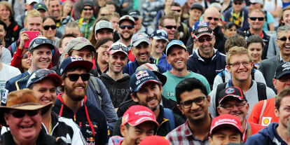 Foto zur News: Formel-1-Fans im Albert Park von Melbourne