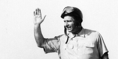 Foto zur News: Juan Manuel Fangio beim Grand Prix von Italien 1954