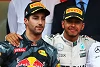 Foto zur News: Lob von Lewis Hamilton: "Ricciardo einer der besten Fahrer"