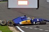 Foto zur News: Formel 1 Silverstone: Ericsson-Crash und Hamilton-Bestzeit