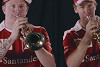 Foto zur News: Video: Vettel und Räikkönen beim Trompetenunterricht
