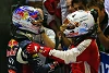 Foto zur News: Daniel Ricciardo merkt: Sebastian Vettel enorm frustriert