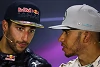 Foto zur News: Ricciardo versus Hamilton: Fliegen doch noch die Fäuste?