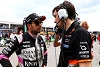 Foto zur News: Von wegen Stallorder-Gate: Sergio Perez&#039; &quot;Unterhaltung&quot;