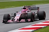 Foto zur News: Force India: Ocon sieht im Auto Riesenpotenzial, Perez krank