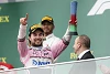 Foto zur News: Trotz Strafe: Sergio Perez&#039; irrer Ritt zum Baku-Podium