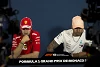 Foto zur News: PK-Scherz zwischen Hamilton und Vettel: Bald Teamkollegen?