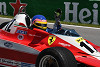 40 Jahre nach dem Triumph: Villeneuve im Ferrari des Vaters