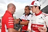 Foto zur News: Charles Leclerc auf P8: Es gibt ein Haar in der Suppe ...